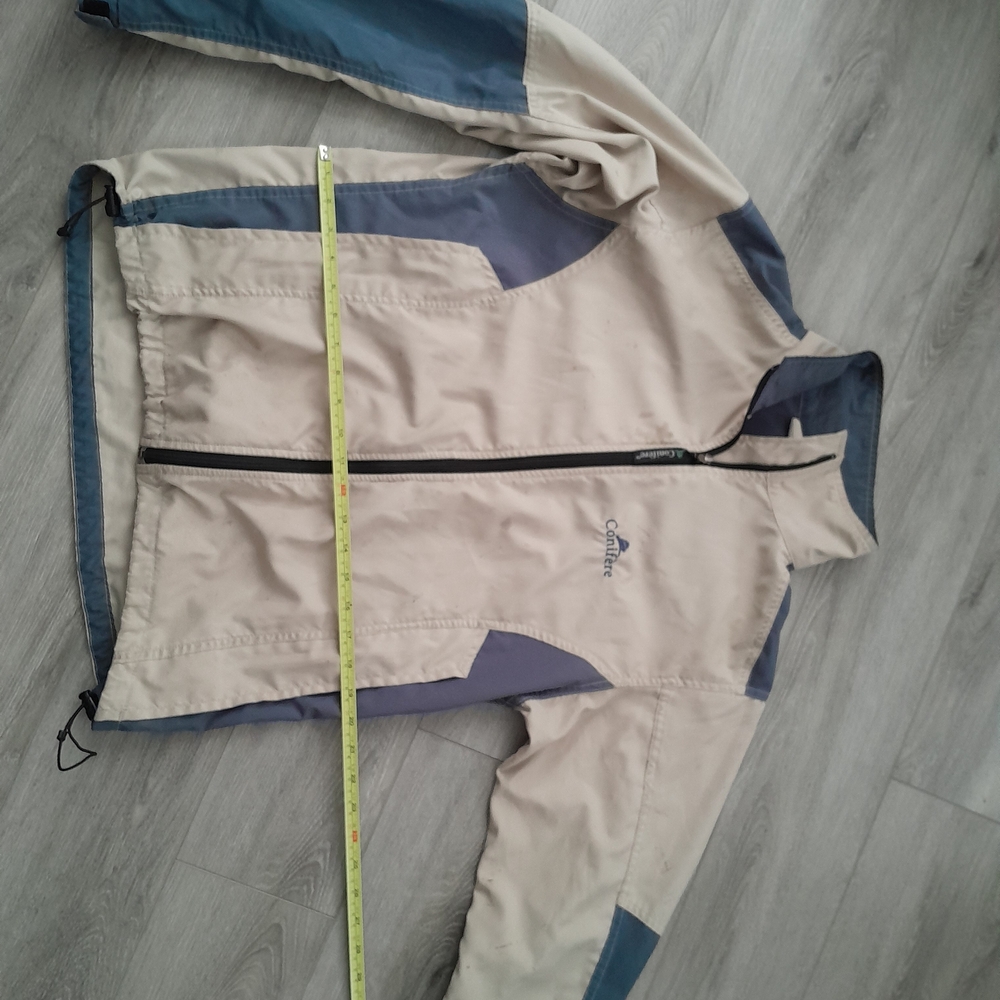 Conifère Tan and Blue Windbreaker
